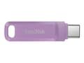Miniatyrbild 3 av 5: SanDisk Ultra Dual Drive Go - USB flash-enhet - 256 GB - USB 3.2 Gen 1 / USB-C - lavendel