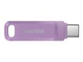 Miniatyrbild 4 av 5: SanDisk Ultra Dual Drive Go - USB flash-enhet - 256 GB - USB 3.2 Gen 1 / USB-C - lavendel