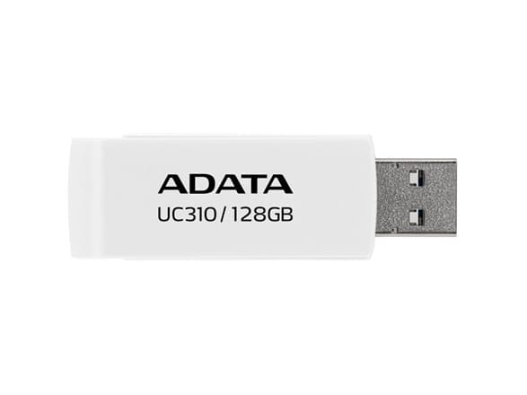 ADATA UC310 - USB flash-enhet - 128 GB - USB 3.2 Gen 1 - vit