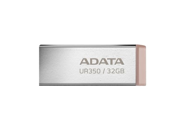 ADATA UR350, 32 GB, USB Type-A, 3.2 Gen 1 (3.1 Gen 1), 100 MB/s, Uten lokk, Brun
