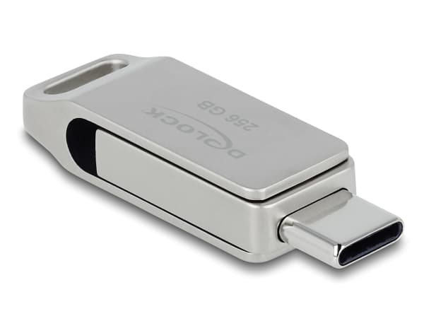 Delock - USB-flashstasjon - 256 GB - USB 3.0 / USB-C