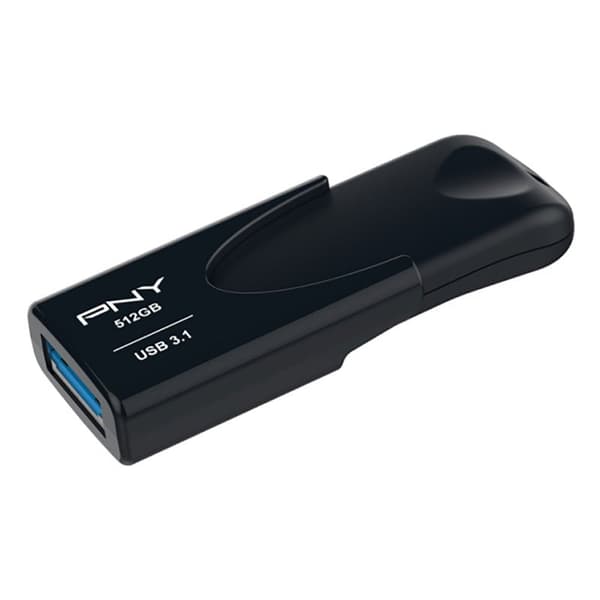 Pny Vedhæft 4 Usb 3.1 512 Gb Pendrive Sort