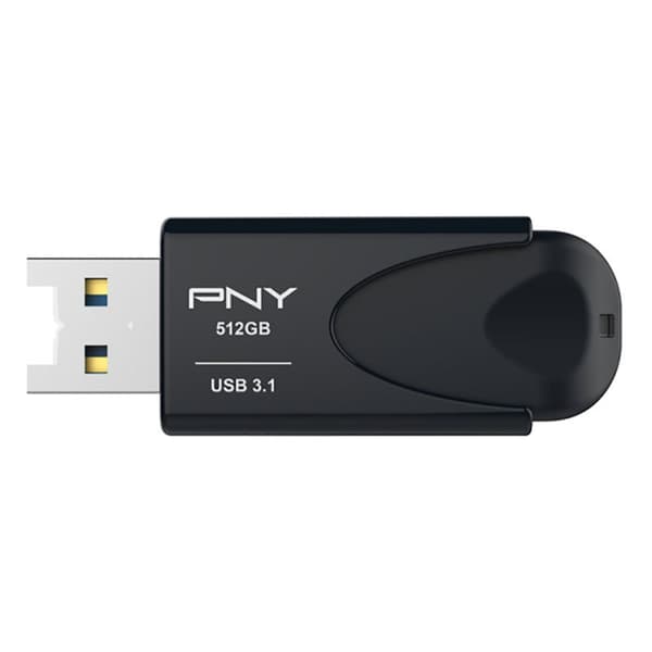 Pny Vedhæft 4 Usb 3.1 512 Gb Pendrive Sort