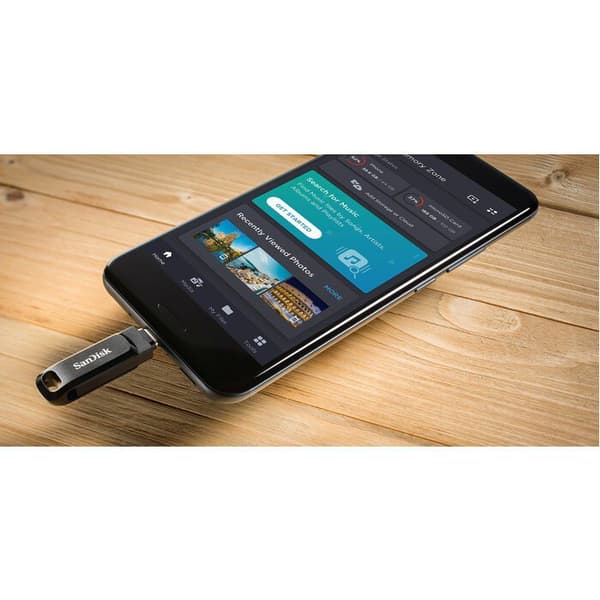 Sandisk Pendrive Ultra Dual Go Usb C 256gb Musta