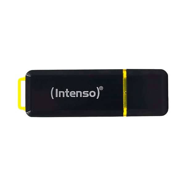 Intenso Pendrive High Speed Line 256gb Usb 3.1 Sort Sort, Gul