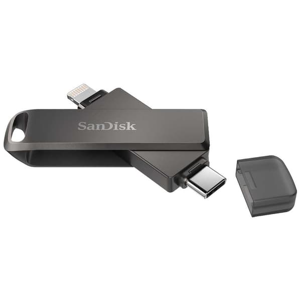 Sandisk Pendrive Ixpand Luxe 256gb Svart