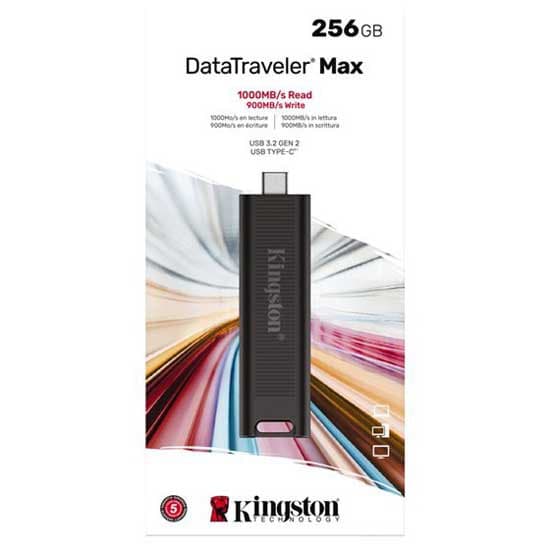 Kingston Pendrive Usb 3.2 256gb Svart