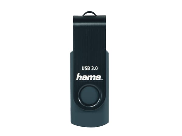 Hama Rotate, 64 GB, USB Type-A, 3.2 Gen 1 (3.1 Gen 1), 70 MB/s, Sväng, Blå