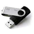 Miniatyrbild 1 av 3: USB-minne GoodRam UTS2 Svart Silvrig 16 GB 5 MB/s-20 MB/s (1 antal)