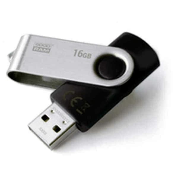 USB-minne GoodRam UTS2 Svart Silvrig 16 GB 5 MB/s-20 MB/s (1 antal) Svart