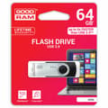 Miniatyrbild 2 av 8: USB-minne GoodRam UTS3-0640K0R11 USB 3.1 Svart 64 GB (1 antal)