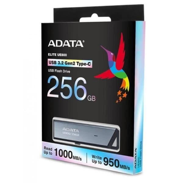 Pendrive - Adata - Elite UE800 - 256GB - USB 3.2 Gen2 - USB Type-C