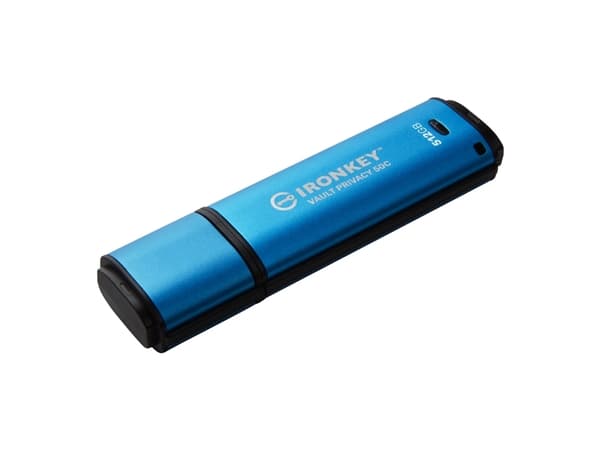 Kingston IronKey Vault Privacy 50C IKVP50C - USB flash-enhet - krypterat - 512 GB - USB 3.2 Gen 1 - TAA-kompatibel