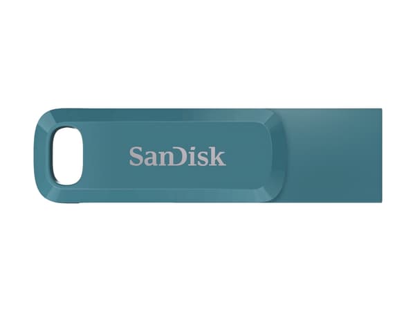 SanDisk Ultra Dual Drive Go - USB-flashstasjon - 256 GB - USB 3.2 Gen 1 / USB-C - navagio-brønn