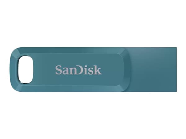 SanDisk Ultra Dual Drive Go - USB-flashstasjon - 256 GB - USB 3.2 Gen 1 / USB-C - navagio-brønn