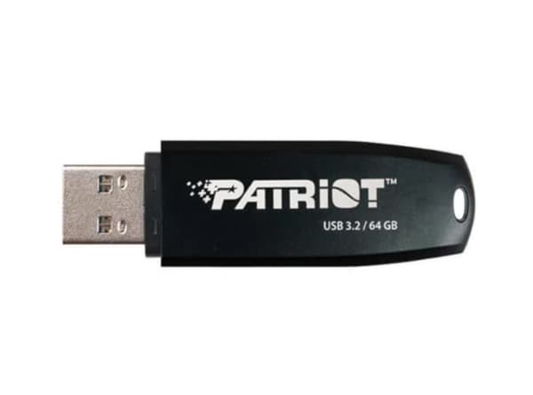 Patriot Core 64GB Typ A USB 3.2 80MB/s czarny Svart