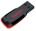 Miniatyrbild 5 av 5: SanDisk Cruzer Blade USB-minne 32 GB USB Type-A 2.0 Svart, Röd