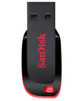 Miniatyrbild 1 av 5: SanDisk Cruzer Blade USB-minne 32 GB USB Type-A 2.0 Svart, Röd