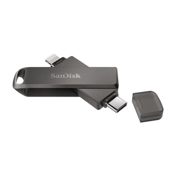 SanDisk iXpand USB-minne 128 GB USB Type-C / Lightning 3.2 Gen 1 (3.1 Gen 1) Svart