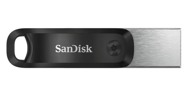 SanDisk iXpand USB-flashdrev 64 GB USB Type-A / Lightning 3.2 Gen 2 (3.1 Gen 2) Sort, Sølv