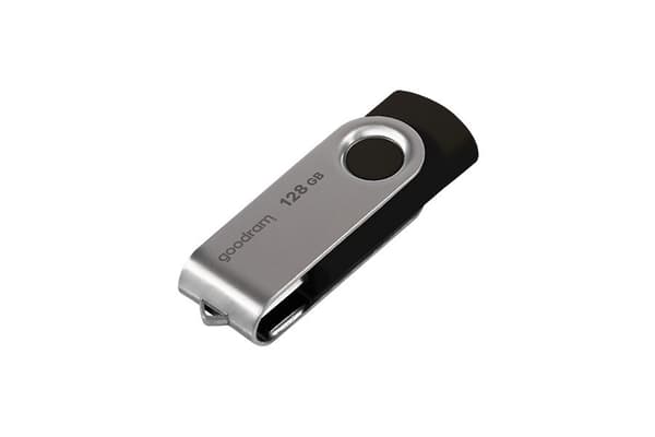 Goodram UTS2-1280K0R11 USB-minne 128 GB USB Type-A 2.0 Svart, Silver