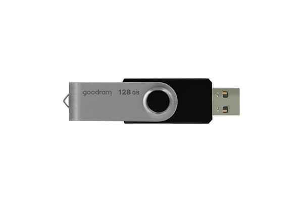 Goodram UTS2-1280K0R11 USB-minne 128 GB USB Type-A 2.0 Svart, Silver