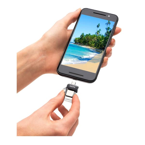 Sandisk Pendrive Ultra Dual M 3.0 256gb Musta