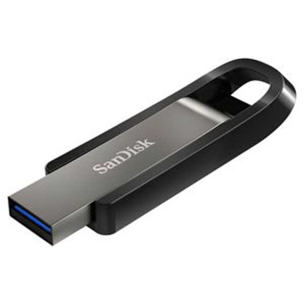 Sandisk Pendrive Cruzer Extreme Go Usb 3.2 128gb Silver Rostfritt stål