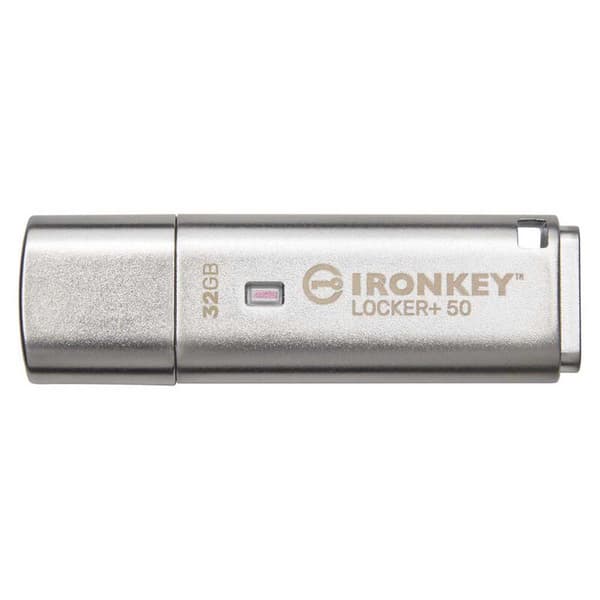 Kingston Pendrive Ironkey Locker Iklp50 32gb Silver