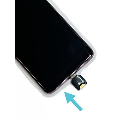 Winkeo-C FIDO2 säkerhetsnyckel, lösenordslös och tvåfaktorsautentisering, för PC, surfplatta och USB-C smartphone