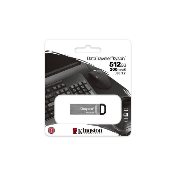 USB-stik Kingston DTKN/512GB Sølvfarvet 512 GB (1 enheder)