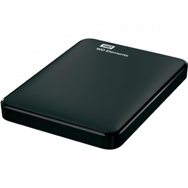 WD Elements Portable 1 Tt USB 3.0 -extern hårddisk med USB-anslutning, svart