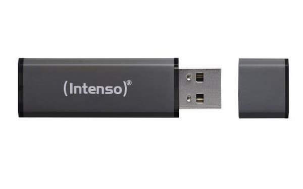 MEMORY DRIVE FLASH USB2 64GB/ANTHRACITE 3521491 INTENSO Antrasiitti