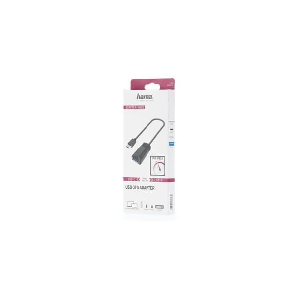 USB-OTG-adapter - HAMA - USB-C till USB-port - 5 Gbit/s