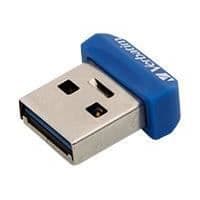 Store 'n' Stay NANO USB-nyckel - 64 GB - USB 3.0 - blå - VERBATIM Blå