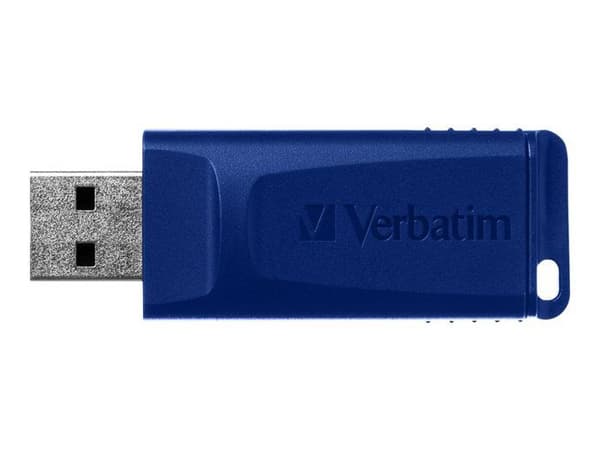 USB-nyckel - VERBATIM - Slider - 16 GB - USB 2.0 - blå, röd, grön