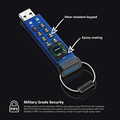 iStorage dataAshur Pro USB3 256GB (IS-FL-DA3-256-256)