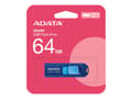 Miniatyrbild 1 av 5: ADATA ACHO-UC300-64G-RNB/BL, 64 GB, USB Type-C, 3.2 Gen 1 (3.1 Gen 1), 100 MB/s, Slide, Blå