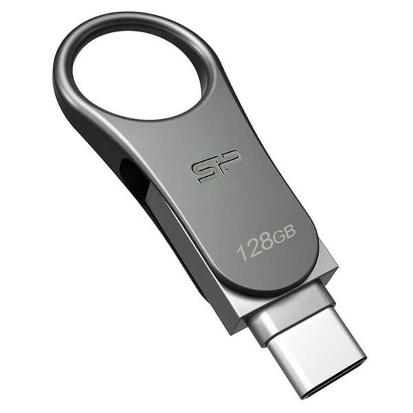 Silicon Power Pendrive Mobile C80 128gb Silver