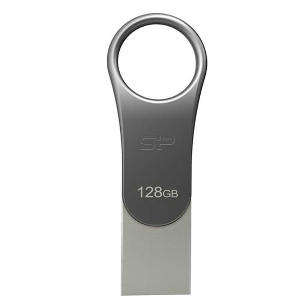 Silicon Power Pendrive Mobile C80 128gb Silver Titan