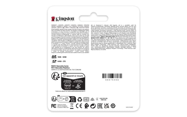 Kingston Canvas React Plus - Flash-minneskort - 256 GB - Video Class V60 / UHS-II U3 / Class10 - SDXC UHS-II