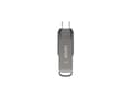 Miniatyrbild 2 av 5: Lexar JumpDrive LJDD400064G-BNQNG, 64 GB, USB Type-C, 3.2 Gen 1 (3.1 Gen 1), 130 MB/s, Vridbar, Grå