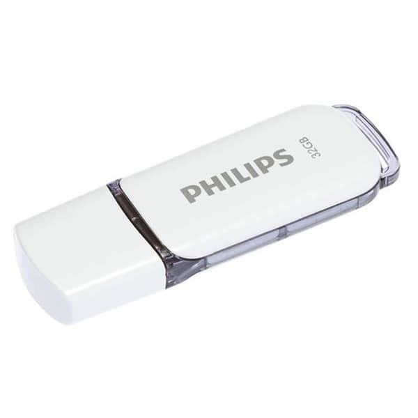 USB-nyckel - Philips - FM32FD70B-10 - 32 GB - USB 2.0 - Vit