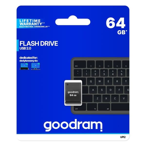 USB-stik GoodRam UPI2-0640K0R11 Sort 64 GB