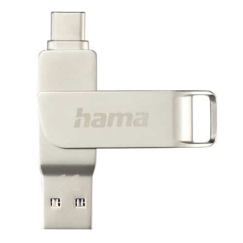 USB-nyckel - HAMA - C-ROTATE PRO - 128GB - 100MB/s - USB-C 3.1-3.0