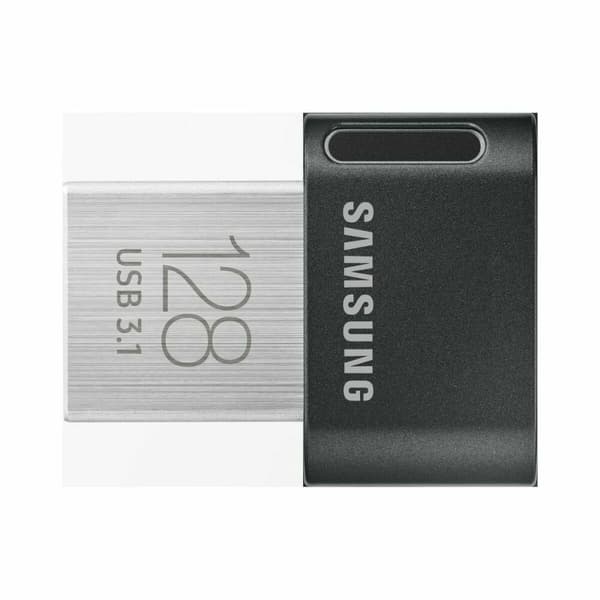 USB-minne 3.1 Samsung MUF-128AB/APC Svart 128 GB Grå, Silver