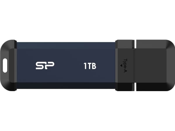 Silicon Power Marvel Xtreme MS60 - USB-flashstasjon - 1 TB - USB 3.2 Gen 2 - blå