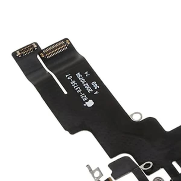 Laddningskontakt - iPhone 14 - Lightning-uttag - Svart