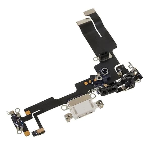Laddningskontakt - iPhone 14 - Lightning-uttag - Svart