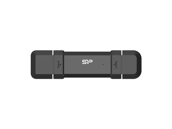 Silicon Power Marvel Xtreme DS72 - USB-flashstasjon - 500 GB - USB 3.1 Gen 2 / USB-C 3.2 Gen 2 - svart